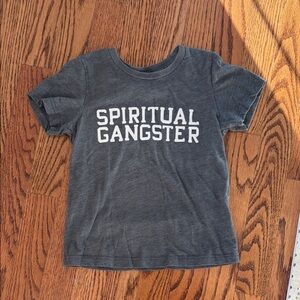 Spiritual Gangster Kids Charcoal Tee